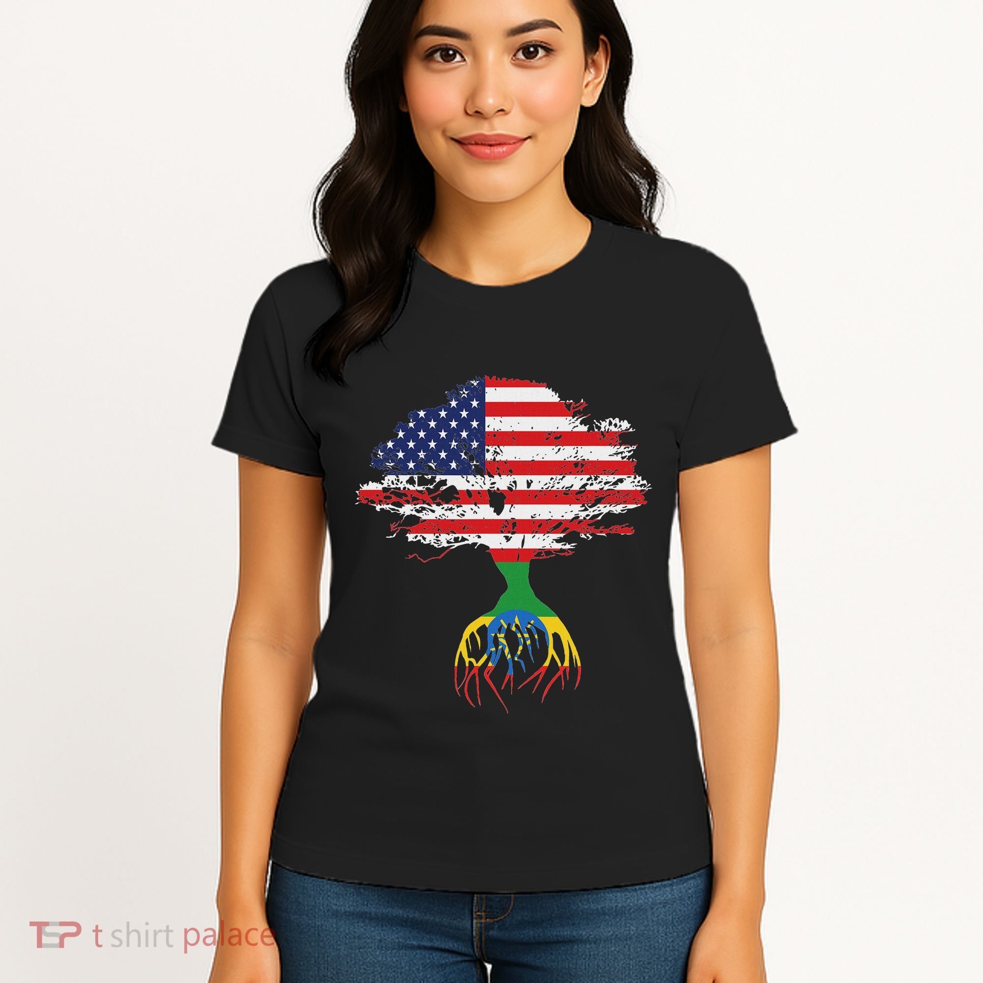 Ethiopian Ethiopia T Gift For Ethiopian People Women's T-Shirt
