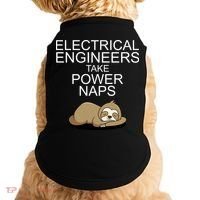 Electrical Engineers Take Power Naps Funny Sloth Doggie Tank thumb 0