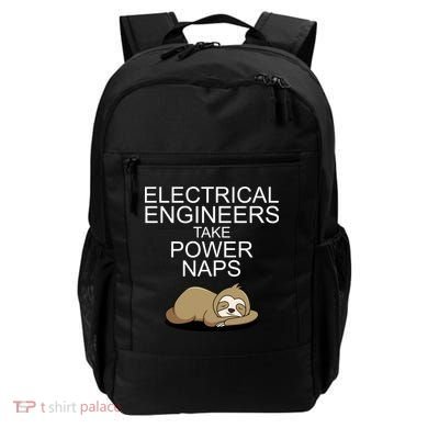 Electrical Engineers Take Power Naps Funny Sloth Backpack