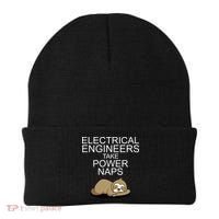 Electrical Engineers Take Power Naps Funny Sloth Beanie thumb 0
