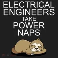 Electrical Engineers Take Power Naps Funny Sloth Tumbler thumb 3