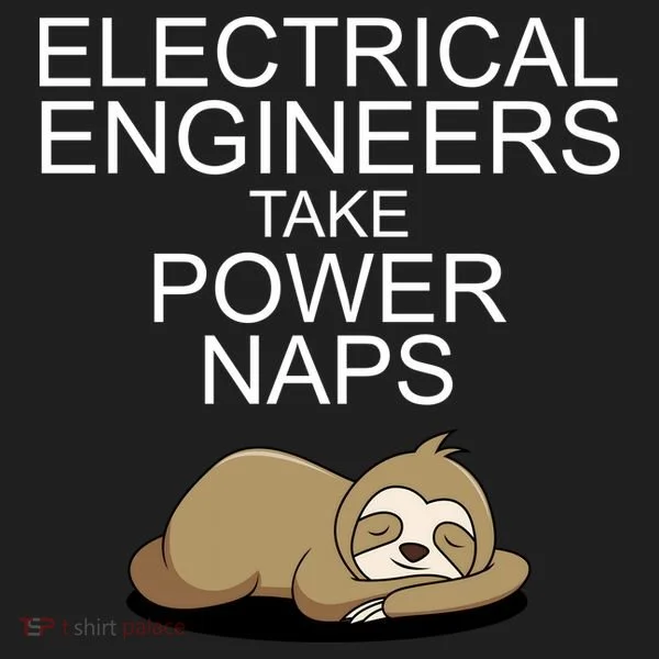Electrical Engineers Take Power Naps Funny Sloth Tumbler