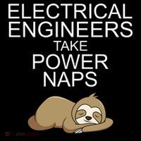 Electrical Engineers Take Power Naps Funny Sloth Ornament thumb 1