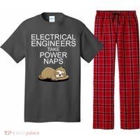 Electrical Engineers Take Power Naps Funny Sloth Pajama Set thumb 0