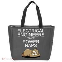 Electrical Engineers Take Power Naps Funny Sloth Tote Bag thumb 0