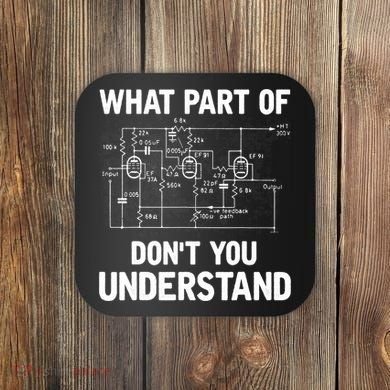 Electrical Engineer What Part Of Don't You Understand Gift TShirt Coaster