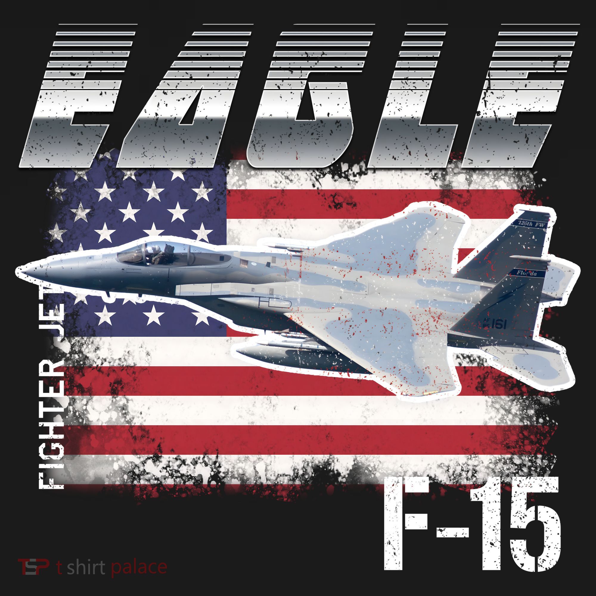 Eagle F 15 Aircraft USA-Made Doggie Bandana