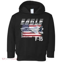 Eagle F 15 Aircraft Toddler Hoodie thumb 0