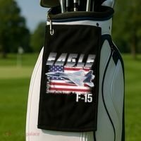 Eagle F 15 Aircraft Golf Towel thumb 2