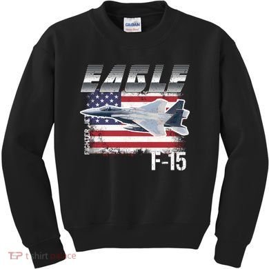 Eagle F 15 Aircraft Kids Sweatshirt