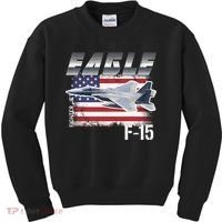 Eagle F 15 Aircraft Kids Sweatshirt thumb 0