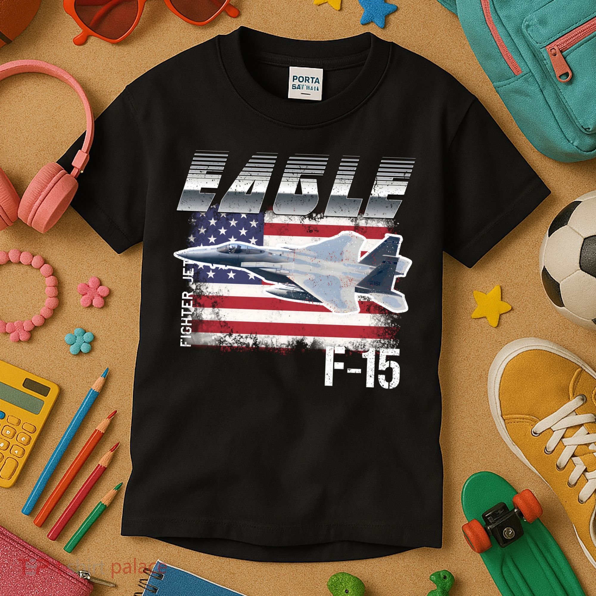 Eagle F 15 Aircraft Kids T-Shirt