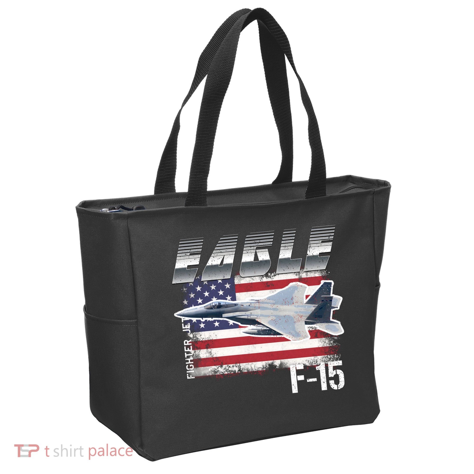 Eagle F 15 Aircraft Tote Bag