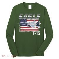 Eagle F 15 Aircraft Long Sleeve Shirt thumb 0