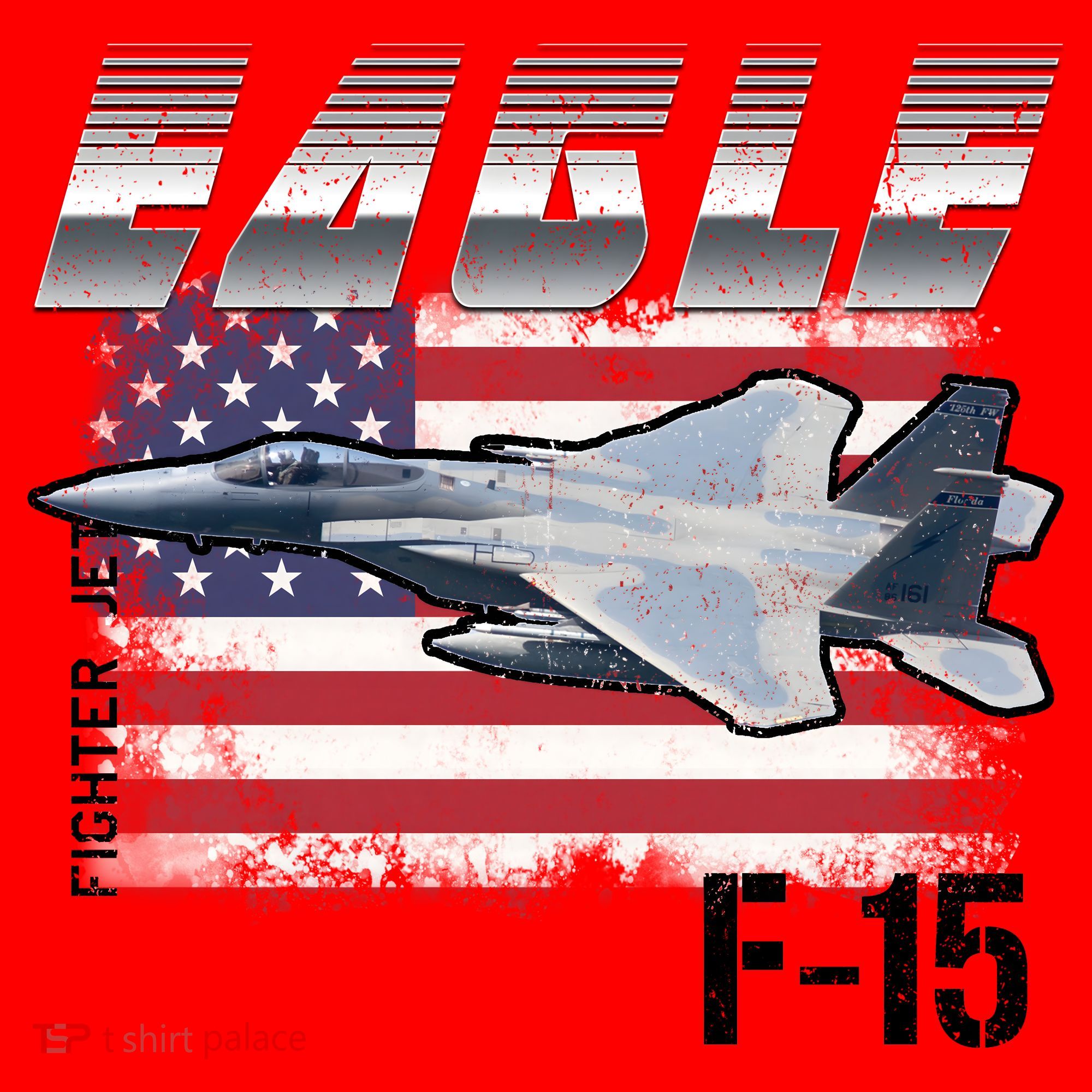 Eagle F 15 Aircraft Santa Hat