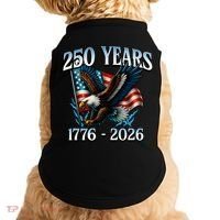 Eagle Flag 250 Years 1776-2026 250th Birthday Doggie Tank thumb 0
