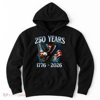 Eagle Flag 250 Years 1776-2026 250th Birthday Hoodie thumb 0