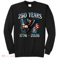 Eagle Flag 250 Years 1776-2026 250th Birthday Sweatshirt thumb 0