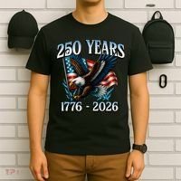 Eagle Flag 250 Years 1776-2026 250th Birthday T-Shirt thumb 6