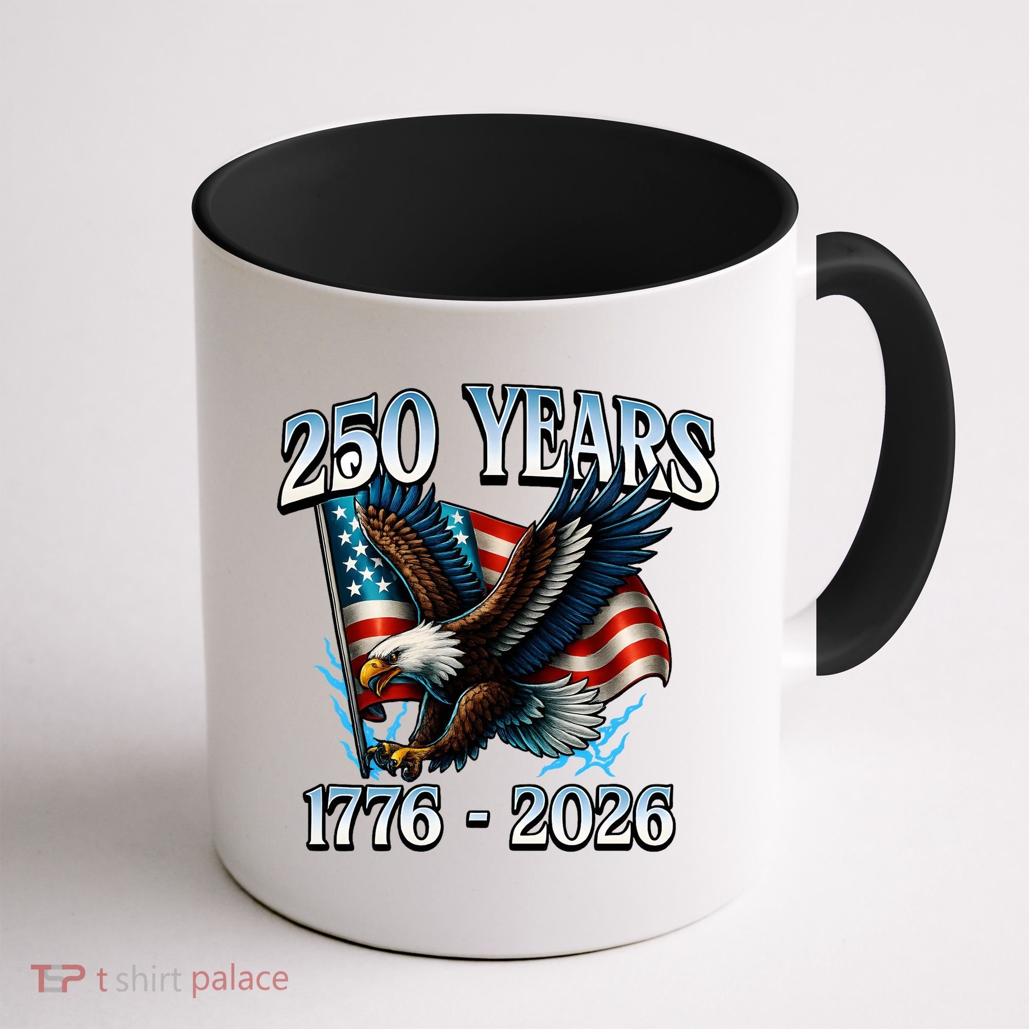 Eagle Flag 250 Years 1776-2026 250th Birthday Coffee Mug