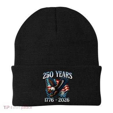 Eagle Flag 250 Years 1776-2026 250th Birthday Beanie