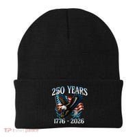 Eagle Flag 250 Years 1776-2026 250th Birthday Beanie thumb 0