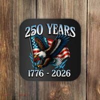 Eagle Flag 250 Years 1776-2026 250th Birthday Coaster thumb 0
