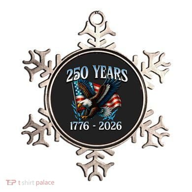 Eagle Flag 250 Years 1776-2026 250th Birthday Ornament