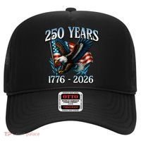 Eagle Flag 250 Years 1776-2026 250th Birthday Hat thumb 0