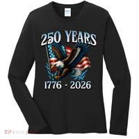 Eagle Flag 250 Years 1776-2026 250th Birthday Women's Long Sleeve Shirt thumb 0