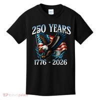 Eagle Flag 250 Years 1776-2026 250th Birthday Kids T-Shirt thumb 0