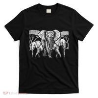Elephant Family Africa Safari Zoo Keeper Gift Elephant T-Shirt thumb 0