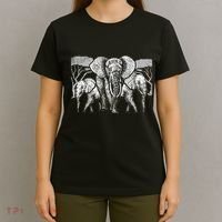 Elephant Family Africa Safari Zoo Keeper Gift Elephant T-Shirt thumb 4