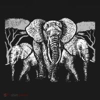 Elephant Family Africa Safari Zoo Keeper Gift Elephant T-Shirt thumb 7