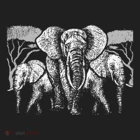 Elephant Family Africa Safari Zoo Keeper Gift Elephant Golf Towel thumb 3
