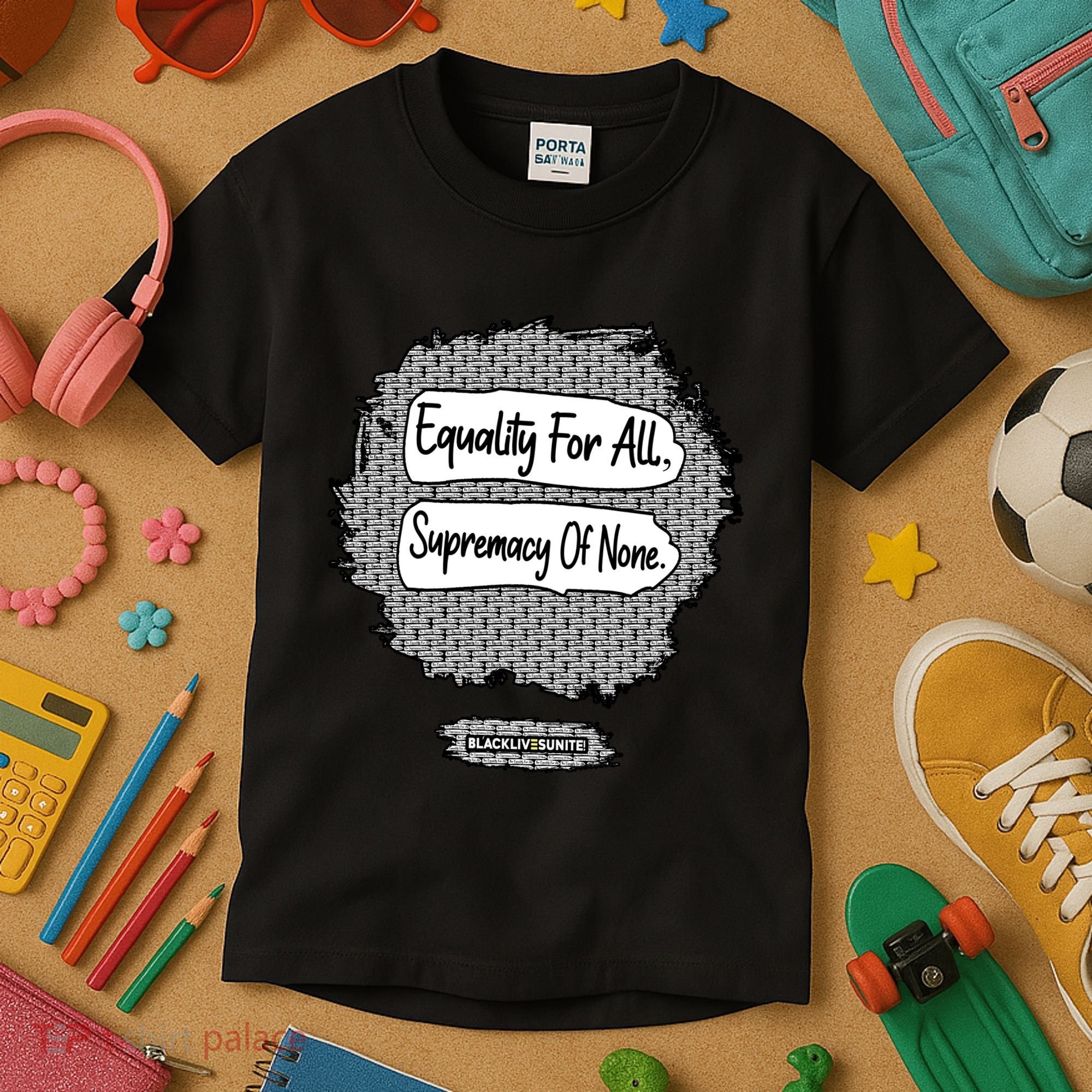 Equality For All Supremacy Of None Kids T-Shirt
