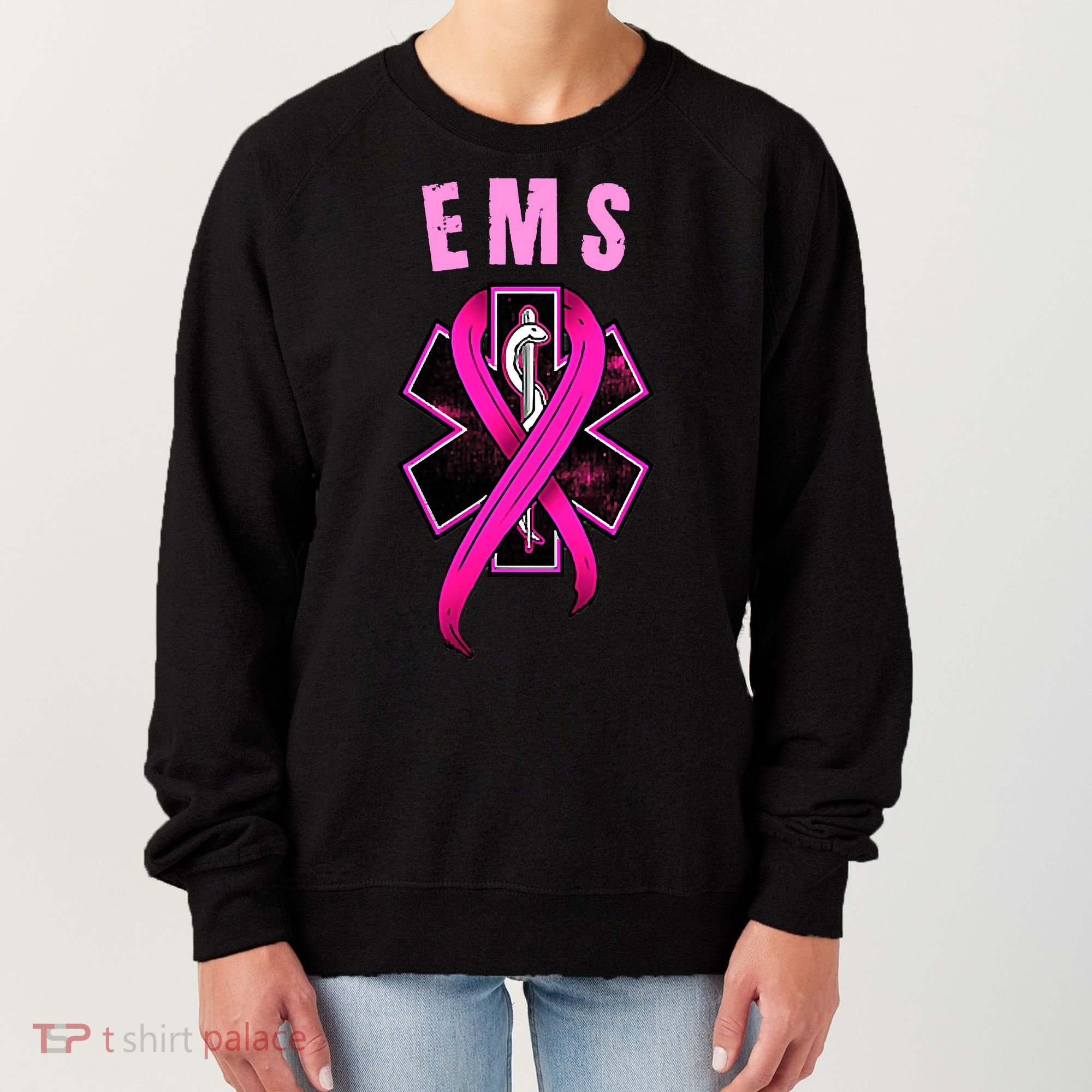 EMS For A Cure Breast Cancer Awareness Women's Sweatshirt