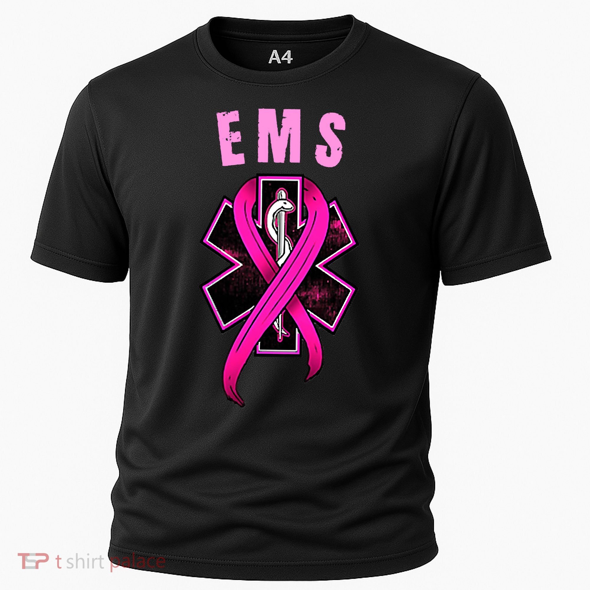 EMS For A Cure Breast Cancer Awareness Cooling Performance Crew T-Shirt