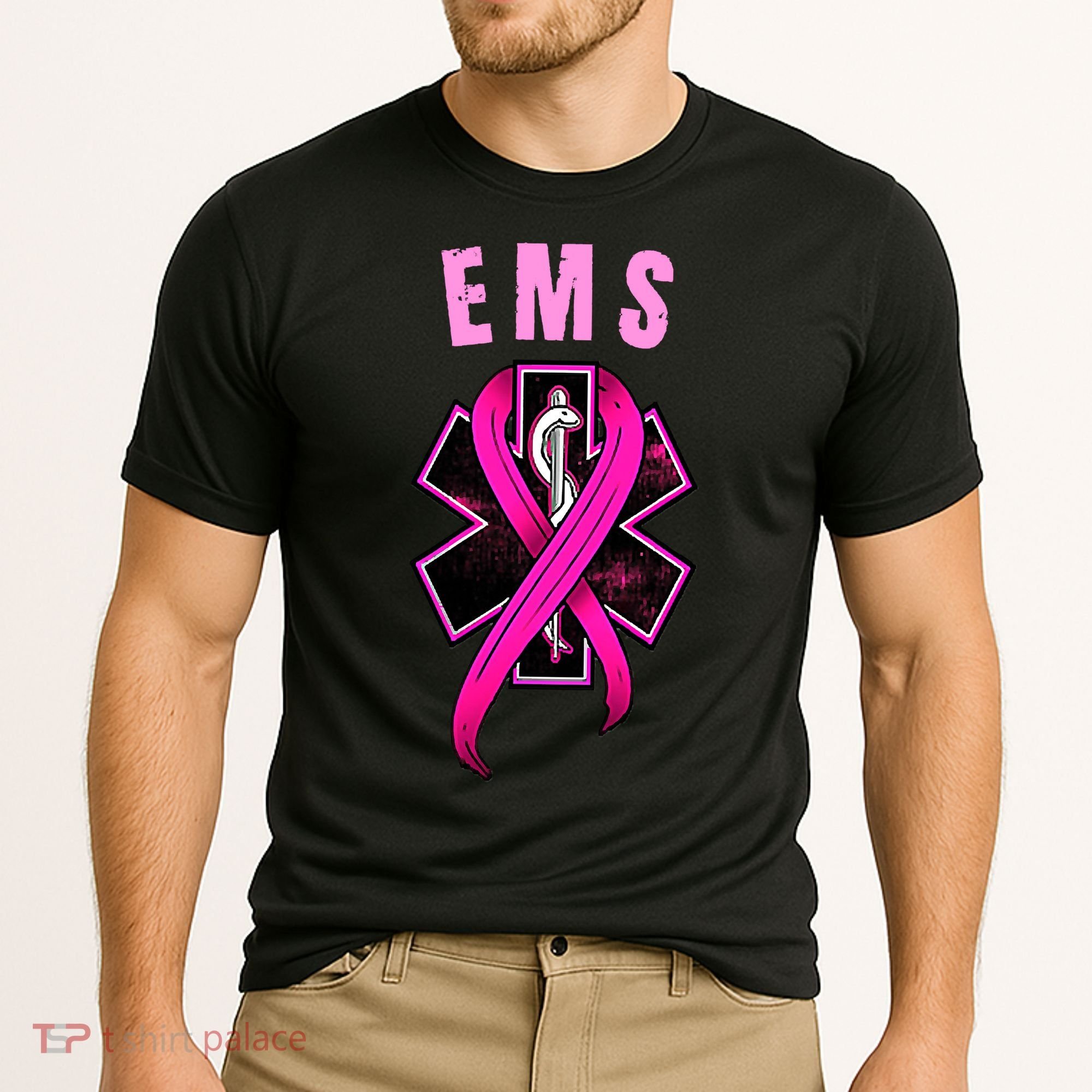 EMS For A Cure Breast Cancer Awareness Cooling Performance Crew T-Shirt