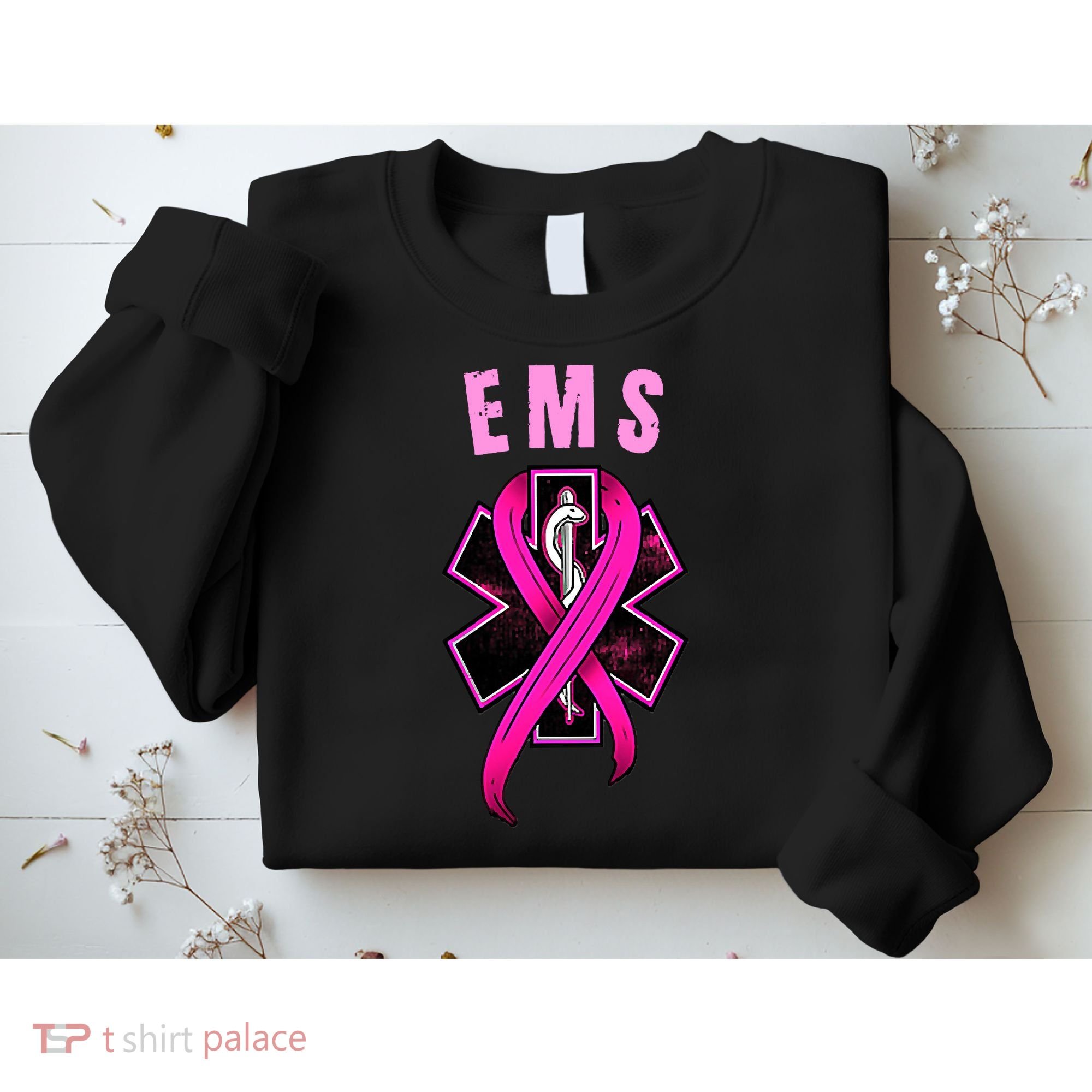 EMS For A Cure Breast Cancer Awareness Sweatshirt