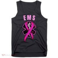 EMS For A Cure Breast Cancer Awareness Tank Top thumb 0