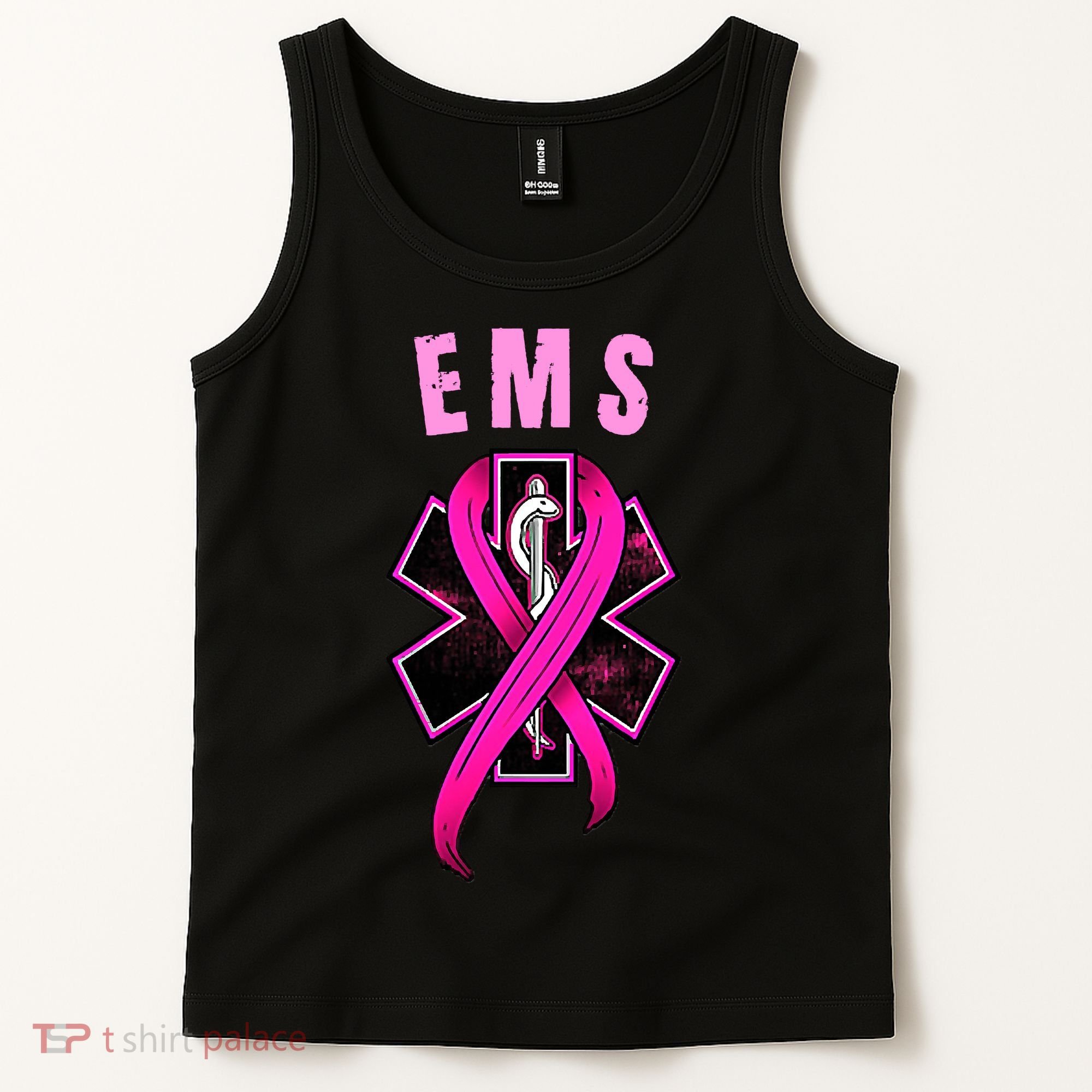 EMS For A Cure Breast Cancer Awareness Tank Top