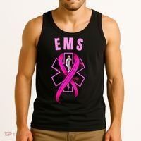 EMS For A Cure Breast Cancer Awareness Tank Top thumb 3