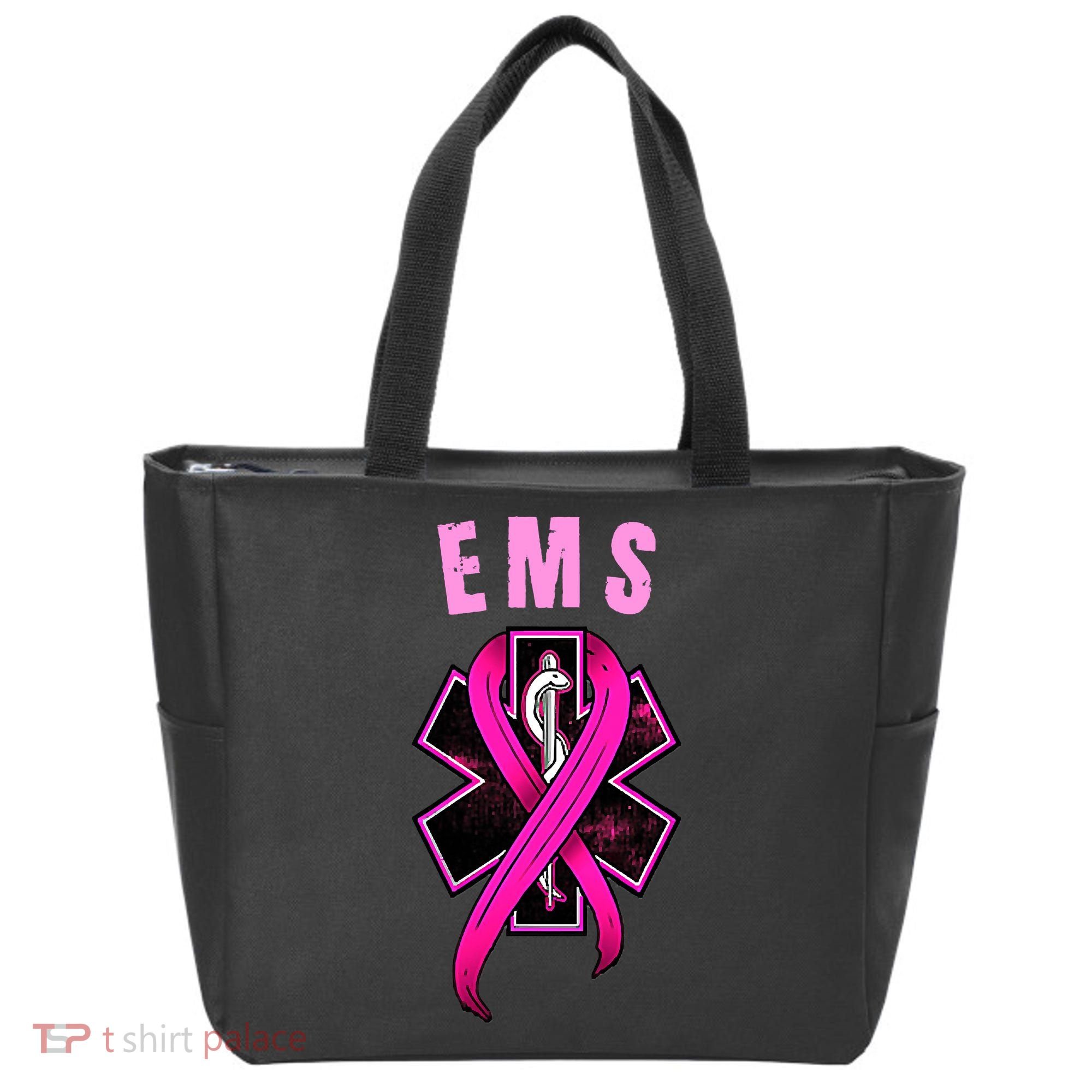 EMS For A Cure Breast Cancer Awareness Tote Bag
