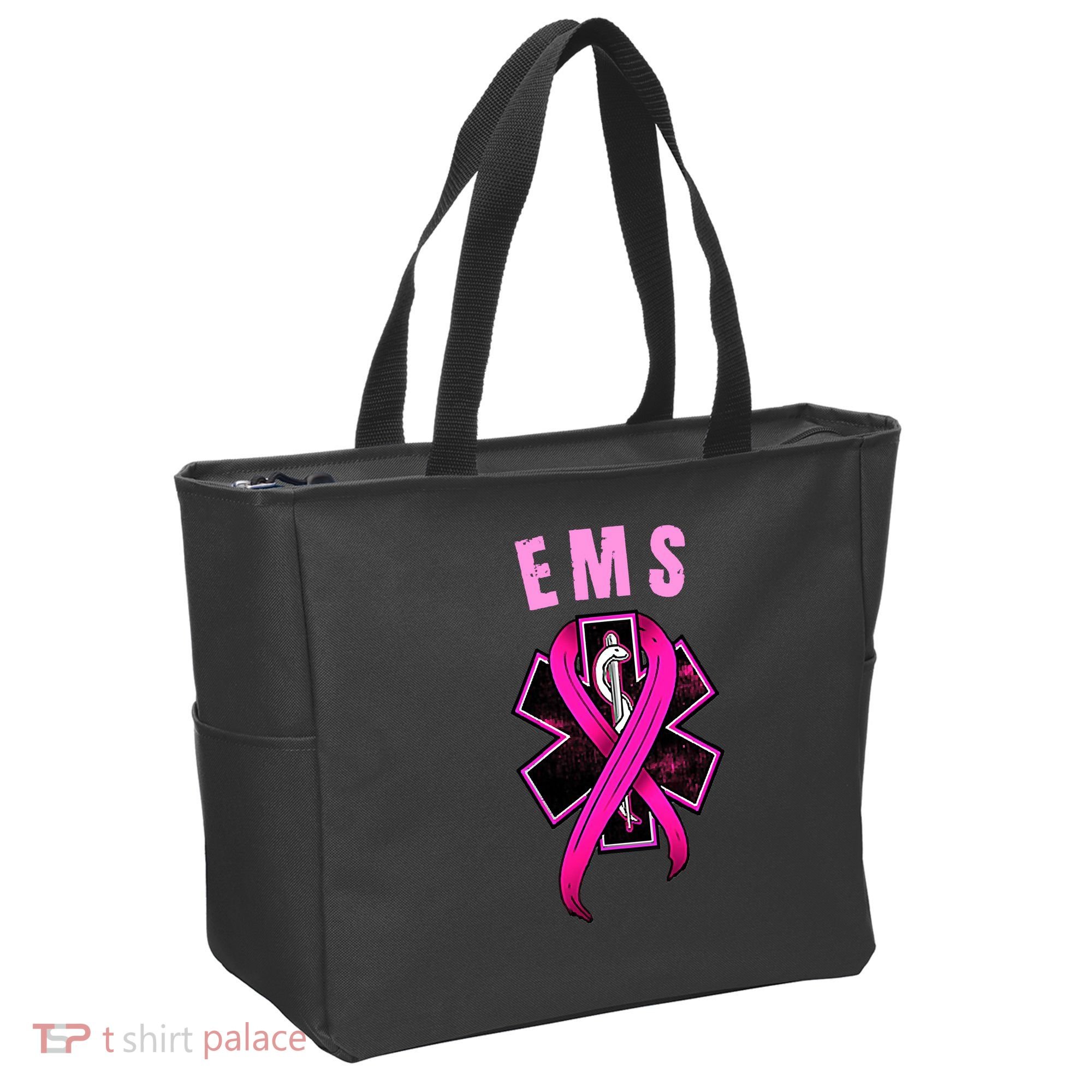 EMS For A Cure Breast Cancer Awareness Tote Bag