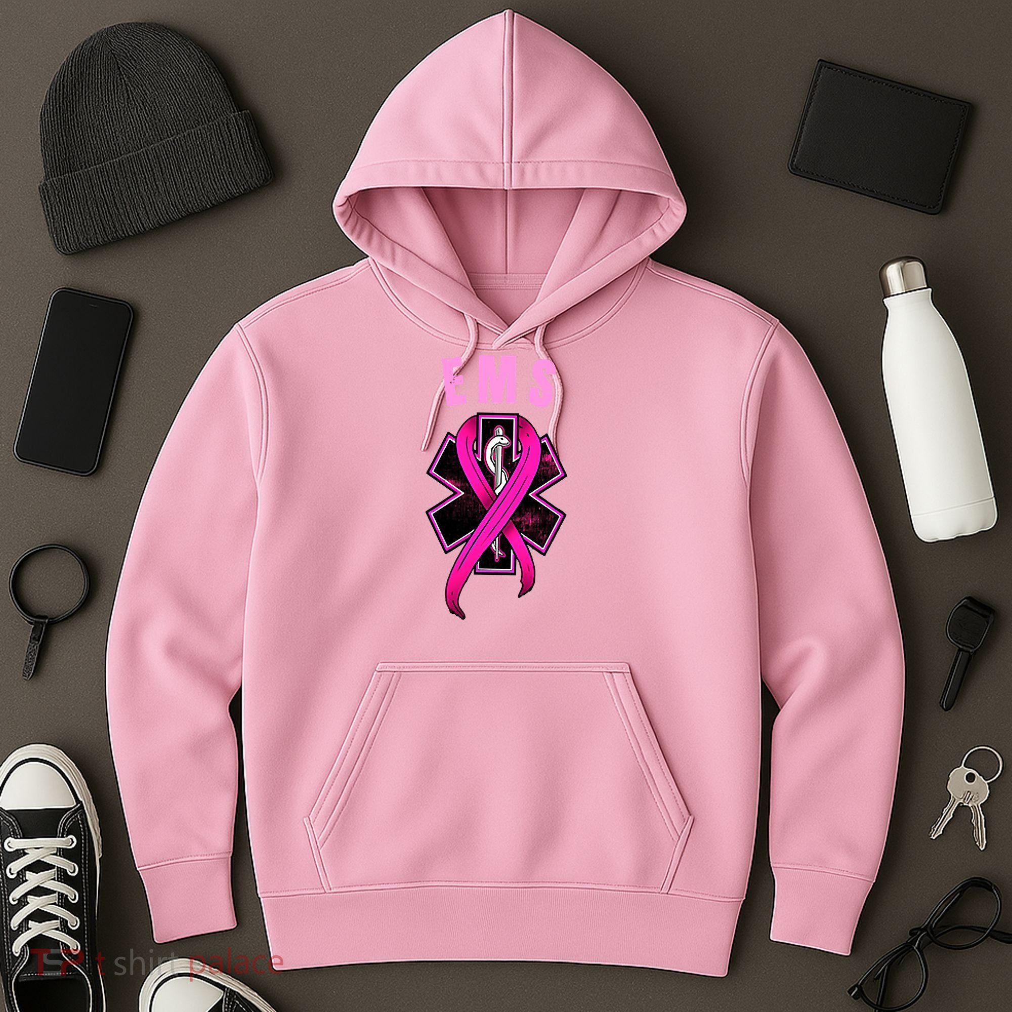 EMS For A Cure Breast Cancer Awareness Hoodie