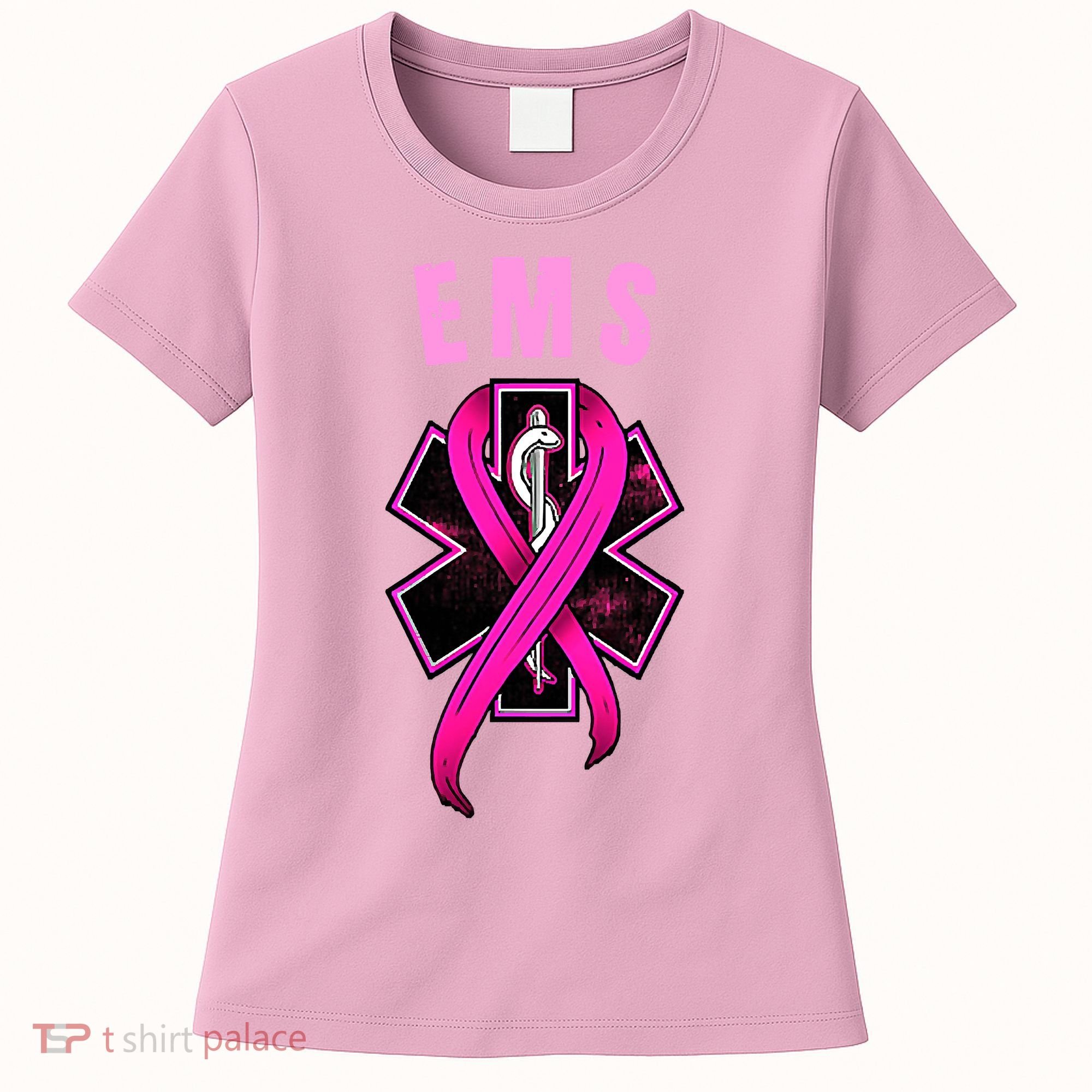 EMS For A Cure Breast Cancer Awareness Women's T-Shirt