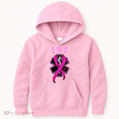 EMS For A Cure Breast Cancer Awareness Kids Hoodie