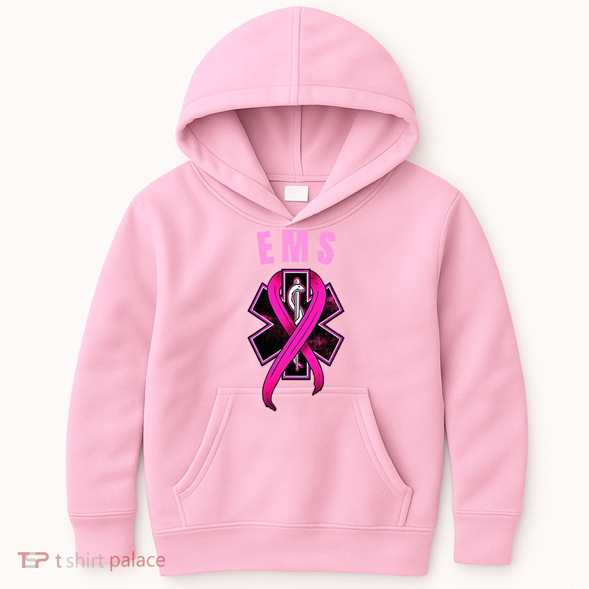 EMS For A Cure Breast Cancer Awareness Kids Hoodie