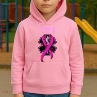 EMS For A Cure Breast Cancer Awareness Kids Hoodie thumb 2